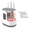 Automatic Spinning Cosmetic Brush Clease,Automatic Makeup Brush Cleaner and Dryer Machine for All Size Beauty Makeup Brush Set view 4
