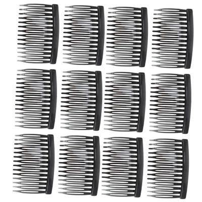 ARTSEWPLY 50pcs Simple Side Combs Plastic Hair Combs Teeth for Thick Curly Hair Design for Girls and Women Gentle Scalp Massage and Accessories