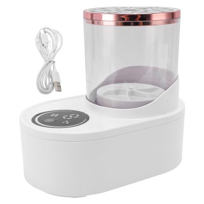 Automatic Makeup Brush Cleaner Machine,Beauty Cosmetic Brush Cleaner Automatic Spinner for All Brushes