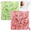 2 PCS Loofah Washcloth, 2 in 1 Bar Soap Loofah Pouch with Drawstring, Exfoliating Mesh Shower Ball for Face & Body Cleansing for Smooth Skin view 1