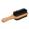 Medium and Firm Fir Beard Brush, Double Sided Mustache Brush Beard Grooming Tool for Smoothing Forming and Maintaining Wave Styles view 2