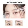 Ymiko Eyebrow Hair Remover Rechargeable Electric Trimmer for Women Eyebrow Shaping Tool Rose Pink (Pink) view 3