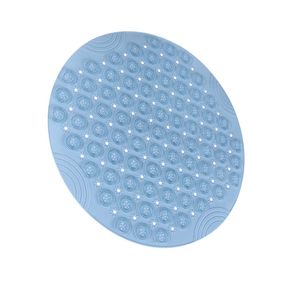 1Pc Round Anti Skid r Mat Foot Cleaner Age Pad for Shower and Bath Relaxing Foot Scrubber Mat for Home Spa Experience