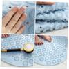 1Pc Round Anti Skid r Mat Foot Cleaner Age Pad for Shower and Bath Relaxing Foot Scrubber Mat for Home Spa Experience view 3