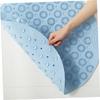 1Pc Round Anti Skid r Mat Foot Cleaner Age Pad for Shower and Bath Relaxing Foot Scrubber Mat for Home Spa Experience view 4
