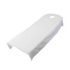 Cover Sheet for Massage Table Designed for SPA Use with Hole, White view 1