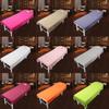 Cover Sheet for Massage Table Designed for SPA Use with Hole, White view 2