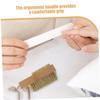 ASAKKURA 2pcs Ergonomic Wood Fingernail Cleaning Brushes Soft Bristles for Gentle Nail Care for Manicure and Grooming Compact Design for Travel and Home Use view 2