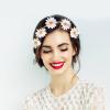 DECORNIJIA 10pcs Daisy Headband Flower Hair Wreath for Women Bridal Hair Party Decorations Headbands for Girls view 4