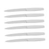 Baluue 6Pcs Stainless Steel Double-Sided Nail Files Set Practical Nail Care Tools for Manicure and Pedicure Household Use Metal Buffers Ergonomic Grip view 1