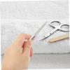 Baluue 6Pcs Stainless Steel Double-Sided Nail Files Set Practical Nail Care Tools for Manicure and Pedicure Household Use Metal Buffers Ergonomic Grip view 3