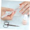 Baluue 6Pcs Stainless Steel Double-Sided Nail Files Set Practical Nail Care Tools for Manicure and Pedicure Household Use Metal Buffers Ergonomic Grip view 4