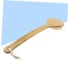 IWOWHERO Bamboo Long Handle Bath Brush Soft Bristle Back Scrubber for Men and Women Exfoliating Shower Brush for Deep Cleansing L Size for Bathing and Massage view 4