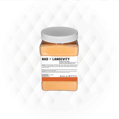 NAD+ Longevity Jelly Mask - Professional Peel Off Jelly Facial Mask for Hydration & Glow - Vajafacial Jelly Mask - Spa Grade Skincare Mask for Home Use, HydroGlo Jelly Mask |12 Applications (30 Fl Oz)