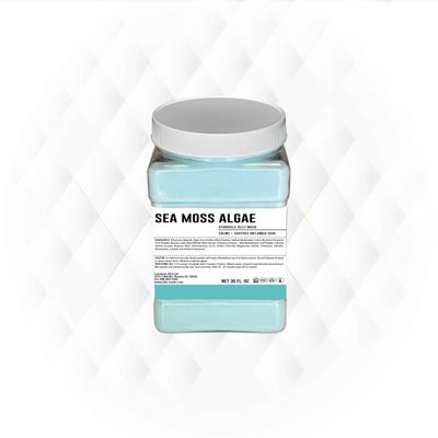 Sea Moss Algae Jelly Mask - Professional Grade Hydro Glo Peel Off for Skin Hydration, Soothing Glow - Suitable for All Skin Types, Vajafacial Jelly Mask | 12 Applications (30 Fl Oz)