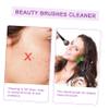 DEARMAMY 6pcs Makeup Brush Cleaning Mat Beauty Brush Cleaning Pad for Home Salon view 3