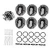 PENIKOKO 1set Invisible Elastic Mesh Hair Bun Maker with Hair Nets Bands Comfortable Breathable for Dance Cooking Weddings Skating More Non-deforming Accessories view 1