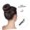 PENIKOKO 1set Invisible Elastic Mesh Hair Bun Maker with Hair Nets Bands Comfortable Breathable for Dance Cooking Weddings Skating More Non-deforming Accessories view 2