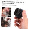 Beaupretty Practical Salon Beard Brush with Handle Boar Bristle Grooming Tool for Beard Care Comfortable Grip for Barbershop and Salon Use Reduces Itch and Promotes Growth view 3