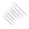 Baluue Professional Manicure Stainless Steel Nail Tools Cuticle Pusher Nail Care Kit view 1