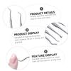 Baluue Professional Manicure Stainless Steel Nail Tools Cuticle Pusher Nail Care Kit view 2