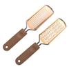 Baluue 2pcs Stainless Steel Foot Scrubber Rasp for Dead Skin Removal Rose Gold Pedicure Tool Lightweight and Easy to Clean for Wet and Dry Feet Exfoliation view 1
