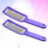 Baluue Stainless Steel Foot File Dead Skin Remover 2Pcs Large Foot Grinding Tool for Callus Care Random Color for Pedicure view 4