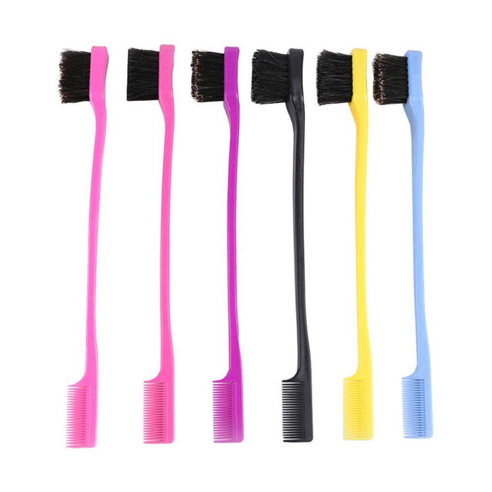 GALPADA Professional Eyebrow Grooming Double-sided Brush and Comb for Ladies Soft Touch Random