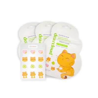 dearcloud Hydrocolloid Patches 36ct Niacinamide (Purrfectly Pure)