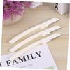 CALLARON 9pcs Folding Eyebrow Razor Facial Razors for Women Portable Hair Remover for Eyebrows and Fine Facial Hair Easy to Clean White view 2