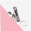 Baluue Folding Nail Clipper with Key Stainless Steel Manicure Tool Compact Design for Easy Use Ergonomic Durable for Travel and Everyday Grooming view 2