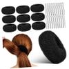 Beaupretty 1set Donut Bun Maker for Easy Updos Compact Hair Bun Shaper Donut Styles Shaped Clips for Women and Boys and Girls Versatile Hair Accessories view 1