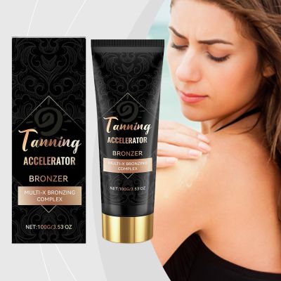 Tanning Accelerator Bronzer, Multi-X Bronzing Complex, 3.53 oz, Fast-Absorbing Moisturizing Self Tanner