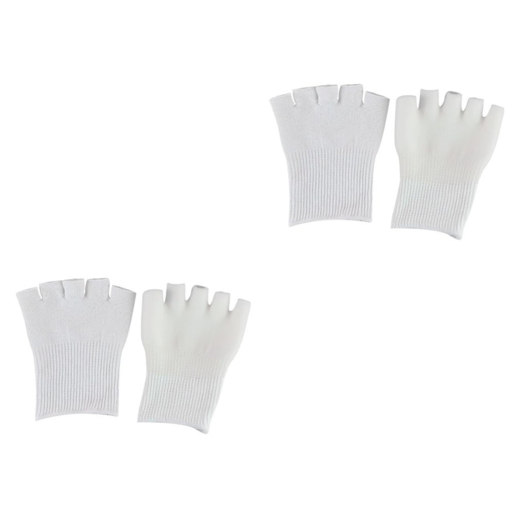 Baluue 3pairs Gel Toe Socks for Women Five Toe Foot Care Supplies Moisturizing Comfort