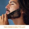 Beavorty Stainless Steel Folding Beard Comb Travel Size Pocket Comb for Men Fine Tooth Design Portable Grooming Tool for Moustache and Beard Care view 3
