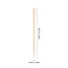 PENIKOKO 100pcs Waxing Applicators for Body Hair Removal Irregular Wooden Sticks Painless Wax Sticks for Women for Personal Care Travel-Friendly view 2