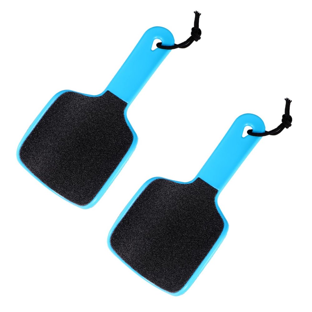 Baluue 2pcs Ergonomic Foot File Pumice Double-Sided Foot Rasp for Professional Home Care
