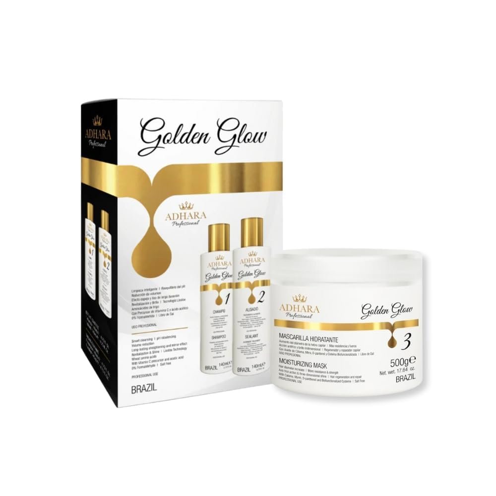 Adhara Hair Straightening Kit + Hydrating Hair Mask