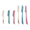 dearcloud Pastel Clouds Folding Dermaplane Razors  Set of 6  Flawless Facial Hair Remover, Dermaplane Razor for Women Face & Exfoliation Tool (Pastel Clouds Folding) view 3
