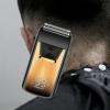 NinthAvenue Basics Compact Shaver for Men Beard Trimmer Hair Removal Tool, Black and Gold view 3