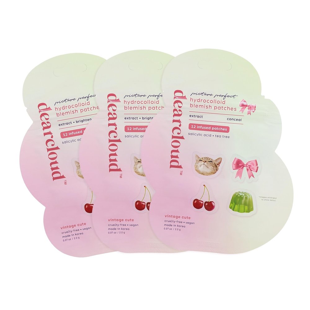 dearcloud Hydrocolloid Patches 36ct Niacinamide (Vintage Cute)