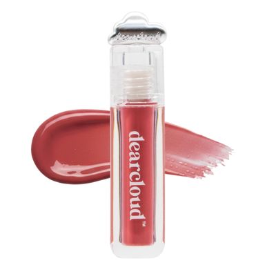 dearcloud Color Crush Lip Tint  Lip Gloss for Women  Tinted Lip Balm with Squalane  Pinky (0.13 oz)