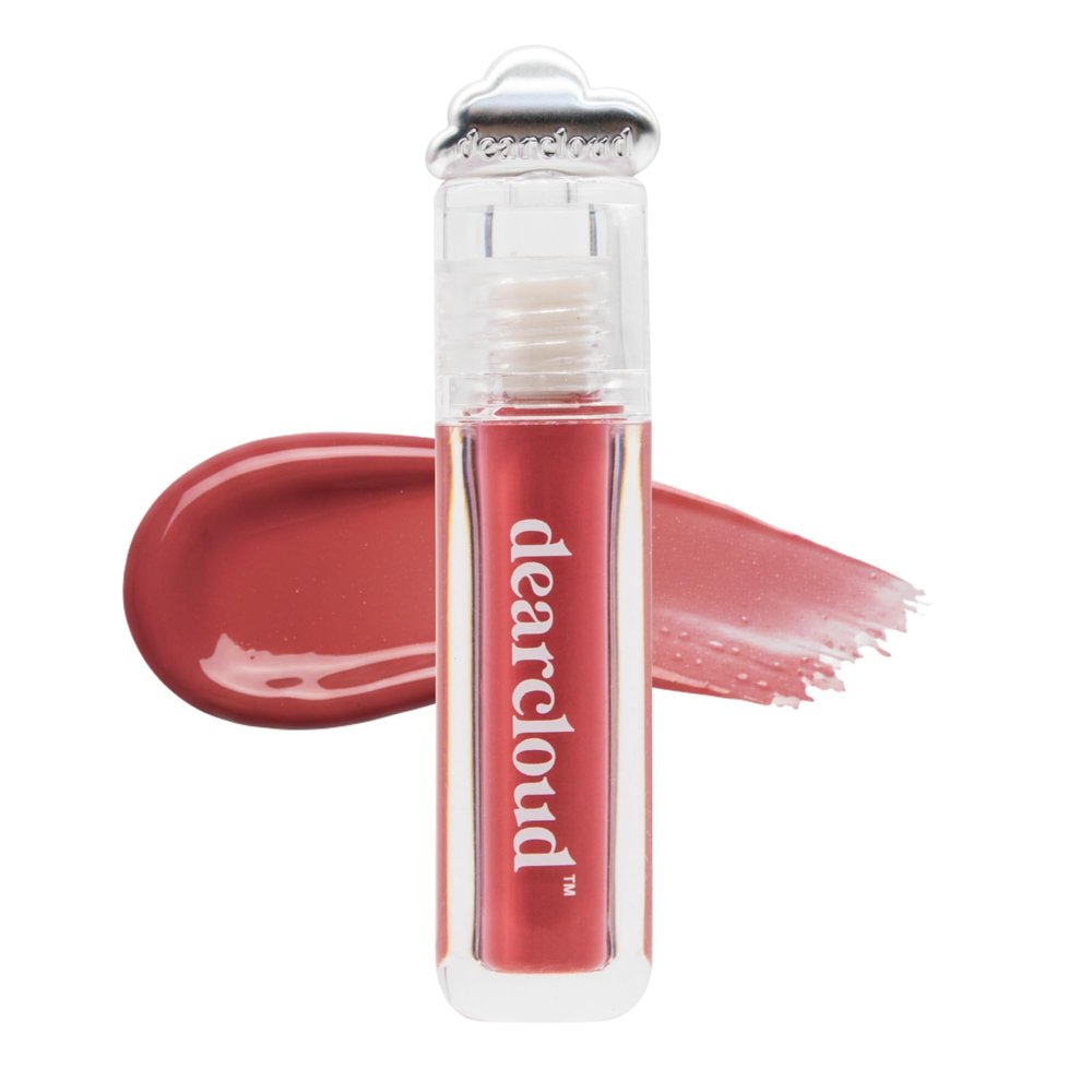 dearcloud Color Crush Lip Tint  Lip Gloss for Women  Tinted Lip Balm with Squalane  Pinky (0.13 oz)