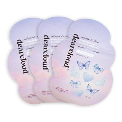 dearcloud Hydrocolloid Patches 36ct Niacinamide & Cica (Celestial Clear)