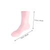Baluue 1 Pair Moisturizing Foot Socks Skin-Friendly Care Socks Moisturizing Socks Foot Overnight Socks Women Hosiery Stockings for Women Feet Moisture Socks Sebs Pink view 2