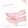 Baluue 1 Pair Moisturizing Foot Socks Skin-Friendly Care Socks Moisturizing Socks Foot Overnight Socks Women Hosiery Stockings for Women Feet Moisture Socks Sebs Pink view 4