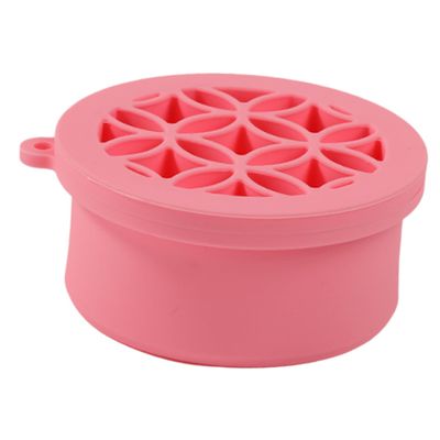 WOFASHPURET Makeup Brush Bowl Silicone Brush Washing Tool for Cleaning and Storage Compact Design for Easy Use Travel