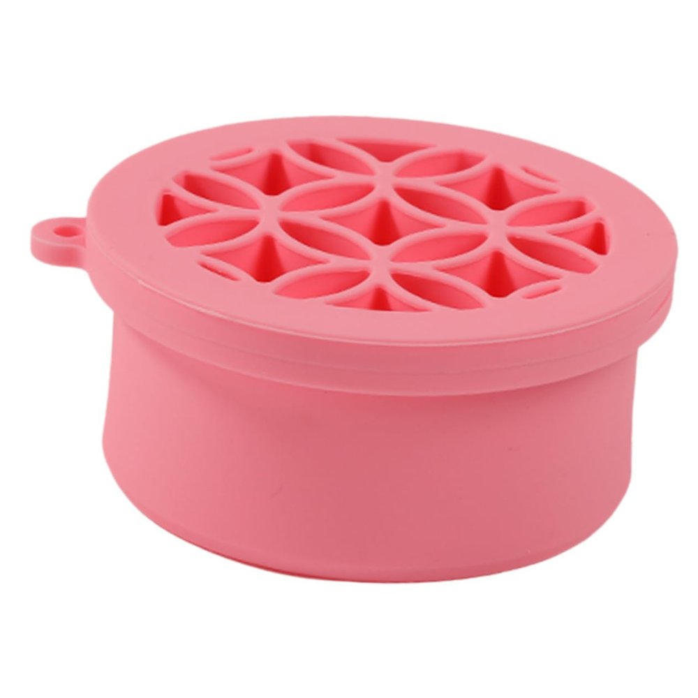 WOFASHPURET Makeup Brush Bowl Silicone Brush Washing Tool for Cleaning and Storage Compact Design for Easy Use Travel