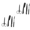 SHERCHPRY 1 Eyebrow Shaping Kit with Tweezers Scissors Brush and Trimmer Eyebrow Grooming Tools for Makeup Compact and Travel Friendly Beauty view 1