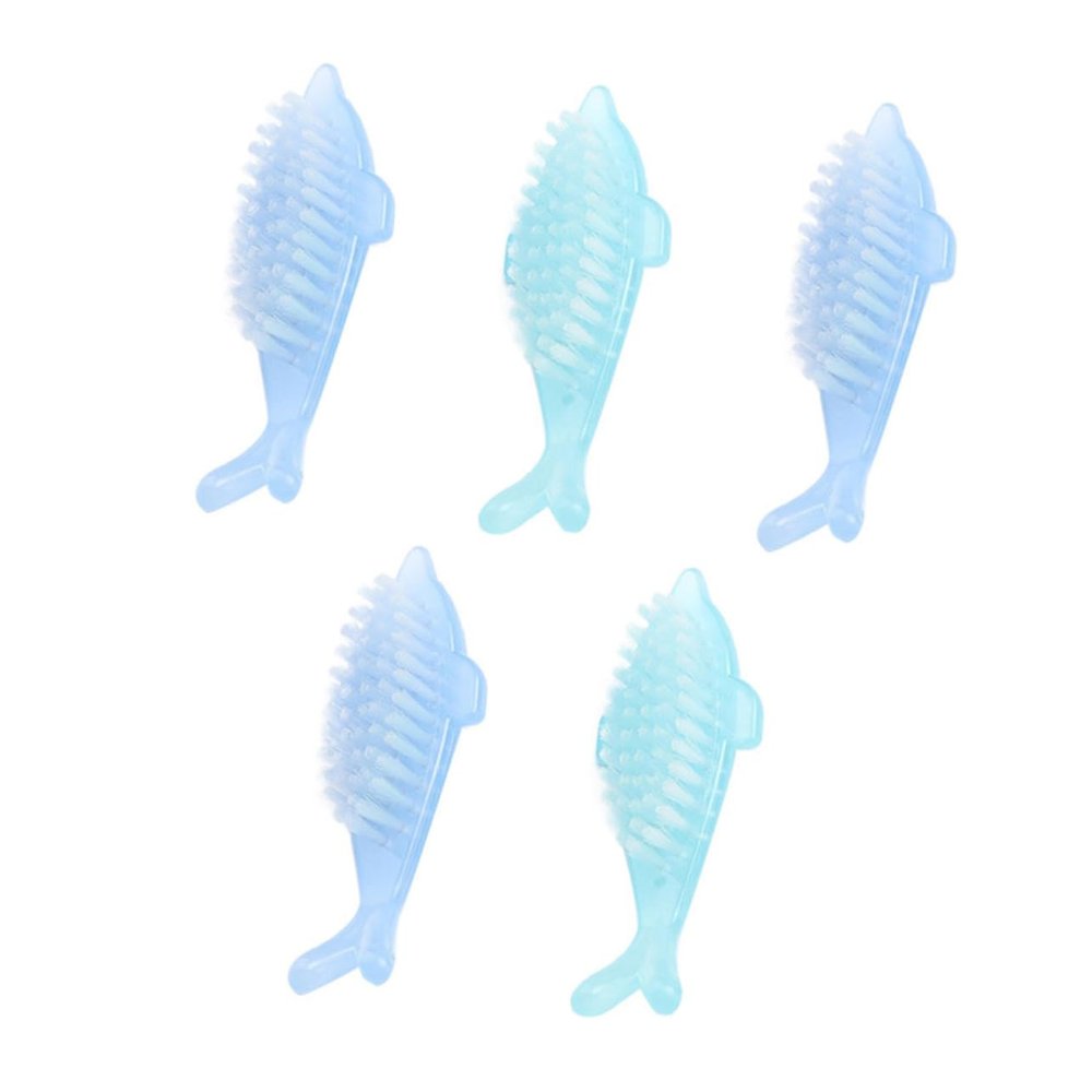 DEARMAMY 5pcs Nail Brush for Dust Cleaning Multi-functional Fingernail Scrub for Home Salon Spa Use and Comfortable Grip